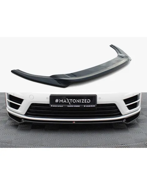 Maxton Design Front Splitter V.2 VW Golf R / R-Line Mk7 Maxton Design Front Splitter V.2 VW Golf R / R-Line Mk7