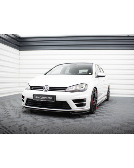 Maxton Design Front Splitter V.2 VW Golf R / R-Line Mk7 Maxton Design Front Splitter V.2 VW Golf R / R-Line Mk7
