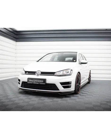 Maxton Design Front Splitter V.2 VW Golf R / R-Line Mk7 Maxton Design Front Splitter V.2 VW Golf R / R-Line Mk7