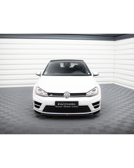 Maxton Design Front Splitter V.2 VW Golf R / R-Line Mk7 Maxton Design Front Splitter V.2 VW Golf R / R-Line Mk7