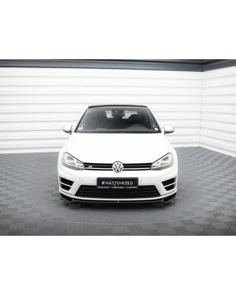 Maxton Design Front Splitter V.2 VW Golf R / R-Line Mk7 Maxton Design Front Splitter V.2 VW Golf R / R-Line Mk7
