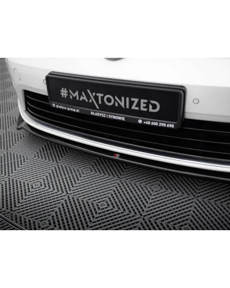 Maxton Design Front Splitter V.2 VW Golf R / R-Line Mk7 Maxton Design Front Splitter V.2 VW Golf R / R-Line Mk7