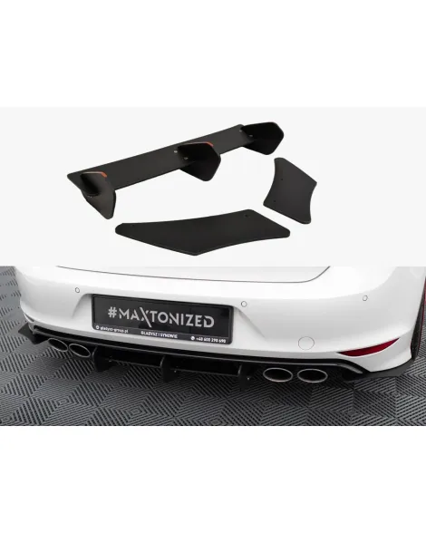 Maxton Design Rear Diffuser and Rear Side Splitters VW Golf R Mk7 Hatchback Maxton Design Rear Diffuser and Rear Side Splitters VW Golf R Mk7 Hatchback