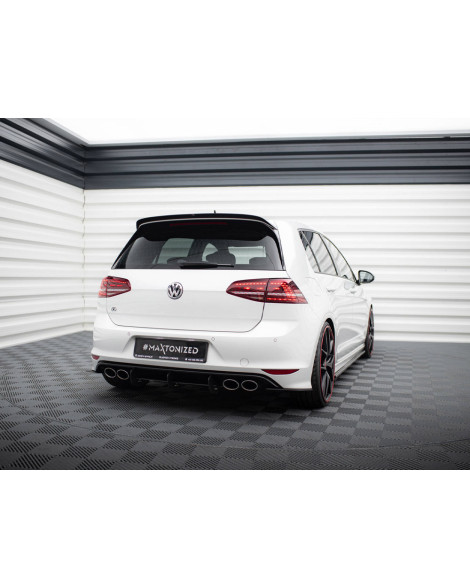 Maxton Design Rear Diffuser and Rear Side Splitters VW Golf R Mk7 Hatchback Maxton Design Rear Diffuser and Rear Side Splitters VW Golf R Mk7 Hatchback