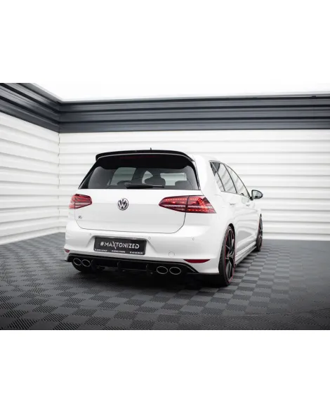 Maxton Design Rear Diffuser and Rear Side Splitters VW Golf R Mk7 Hatchback Maxton Design Rear Diffuser and Rear Side Splitters VW Golf R Mk7 Hatchback