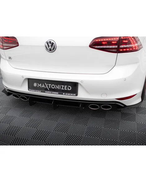 Maxton Design Rear Diffuser and Rear Side Splitters VW Golf R Mk7 Hatchback Maxton Design Rear Diffuser and Rear Side Splitters VW Golf R Mk7 Hatchback