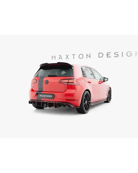 Maxton Design Spoiler Cap V.2 Volkswagen Golf R / R-Line / GTI / GTD Mk7 / Mk7 Facelift