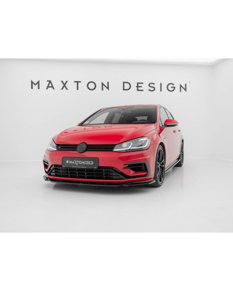 Maxton Design Front Splitter V.9 Volkswagen Golf R / R-Line Mk7 Facelift Maxton Design Front Splitter V.9 Volkswagen Golf R / R-Line Mk7 Facelift