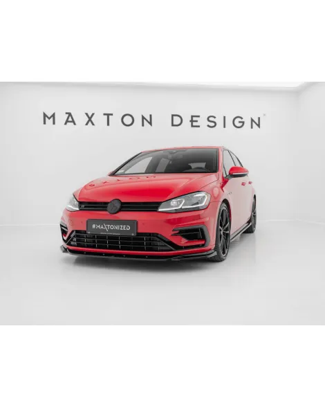 Maxton Design Front Splitter V.9 Volkswagen Golf R / R-Line Mk7 Facelift Maxton Design Front Splitter V.9 Volkswagen Golf R / R-Line Mk7 Facelift