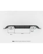 Maxton Design Rear Valance V.3 Volkswagen Golf R Mk7 Facelift Maxton Design Rear Valance V.3 Volkswagen Golf R Mk7 Facelift