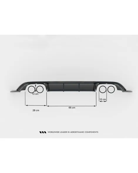 Maxton Design Rear Valance V.3 Volkswagen Golf R Mk7 Facelift Maxton Design Rear Valance V.3 Volkswagen Golf R Mk7 Facelift