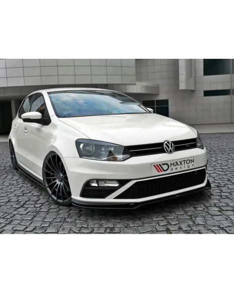 Maxton Design Front Splitter V.2 Volkswagen Polo GTI Mk5 Facelift Maxton Design Front Splitter V.2 Volkswagen Polo GTI Mk5 Facelift