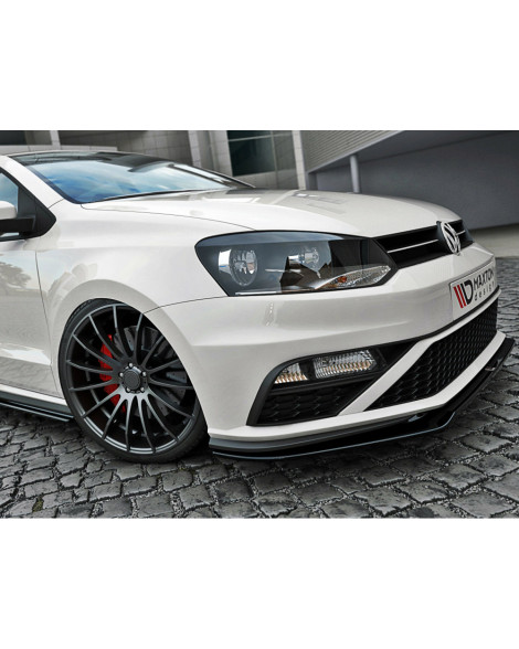 Maxton Design Front Splitter V.2 Volkswagen Polo GTI Mk5 Facelift Maxton Design Front Splitter V.2 Volkswagen Polo GTI Mk5 Facelift