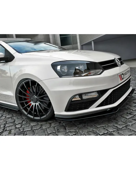 Maxton Design Front Splitter V.2 Volkswagen Polo GTI Mk5 Facelift Maxton Design Front Splitter V.2 Volkswagen Polo GTI Mk5 Facelift