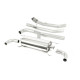 Milltek Non-Valved &amp; Non-Resonated Cat-Back Exhaust System - OE Trims Alfa Romeo Giulia 2.0T Veloce (Non OPF/GPF) 2017-On