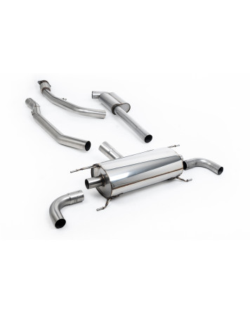 Milltek Non-Valved & Resonated Cat-Back Race Exhaust System - OE Trims Alfa Romeo Giulia 2.0T Veloce (Non OPF/GPF) 2017-On Milltek Non-Valved & Resonated Cat-Back Race Exhaust System - OE Trims Alfa Romeo Giulia 2.0T Veloce (Non OPF/GPF) 2017-On