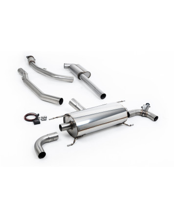 Milltek Valved & Resonated Cat-Back Race Exhaust System - OE Trims Alfa Romeo Giulia 2.0T Veloce (Non OPF/GPF) 2017-On Milltek Valved & Resonated Cat-Back Race Exhaust System - OE Trims Alfa Romeo Giulia 2.0T Veloce (Non OPF/GPF) 2017-On