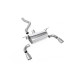 Milltek Road Rear Silencer with Polished Tips BMW 1 Series M135i (None xDrive) 2012-2016