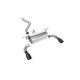 Milltek Road Rear Silencer with Cerakote Black Tips BMW 1 Series M135i (None xDrive) 2012-2016