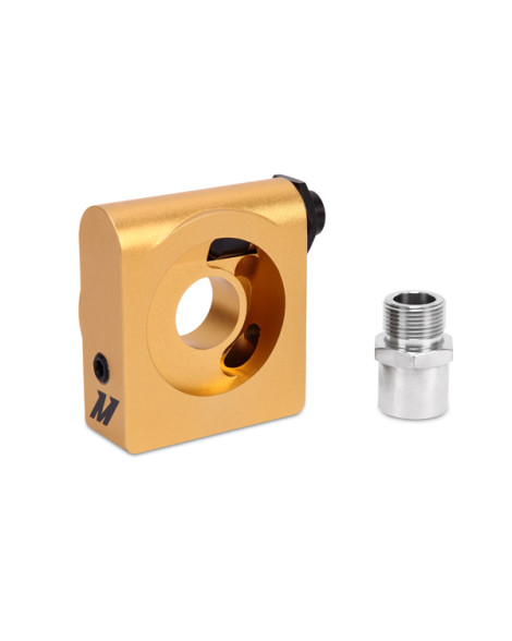 Mishimoto M22 X 1.5 Sandwich Plate with Rear-Mounted Thermostat Mishimoto M22 X 1.5 Sandwich Plate with Rear-Mounted Thermostat