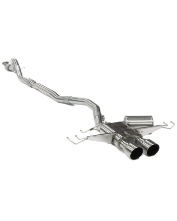 Honda Civic Type-R 17-19 Perrin Performance Catback Exhaust System Non-Resonated