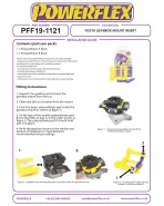 Ford Fiesta MK6 ST ST150 2002-2008 Powerflex Gearbox Mount Insert PFF19-1121 Ford Fiesta MK6 ST ST150 2002-2008 Powerflex Gearbox Mount Insert PFF19-1121