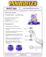 Jaguar XK8 XKR 96-06 Powerflex Front Lower Wishbone Front Bushes PFF27-203 Jaguar XK8 XKR 96-06 Powerflex Front Lower Wishbone Front Bushes PFF27-203