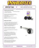 Jaguar XF XFR X250 2008-2015 Powerflex Front Lower Arm Front Bushes PFF27-701 Jaguar XF XFR X250 2008-2015 Powerflex Front Lower Arm Front Bushes PFF27-701