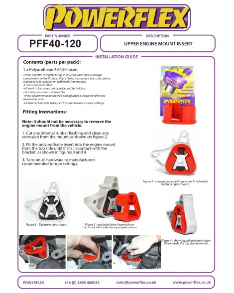Mercedes A Class W176 A45 AMG / CLA W117 W156 / GLA W156 Powerflex Upper Engine Mount Insert PFF40-120 Mercedes A Class W176 A45 AMG / CLA W117 W156 / GLA W156 Powerflex Upper Engine Mount Insert PFF40-120