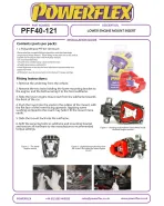 Mercedes A Class W176 A45 AMG / CLA W117 W156 / GLA W156 Powerflex Lower Engine Mount Insert PFF40-121