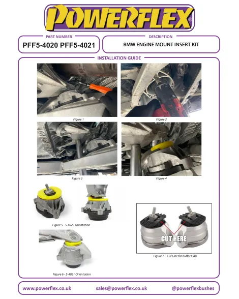 BMW M2 F87 M3 F80 M4 F82 F83 14-21 Powerflex Engine Mount Insert Bush Kit PFF5-4021 BMW M2 F87 M3 F80 M4 F82 F83 14-21 Powerflex Engine Mount Insert Bush Kit PFF5-4021
