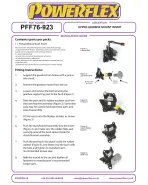 Toyota GR Yaris 2020-2024 Powerflex Upper Gearbox Mount Insert PFF76-923