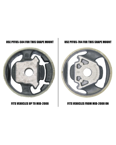 VW Caddy MK3 Diesel Powerflex Lower Engine Mount Insert Large Std Diesel PFF85-704R VW Caddy MK3 Diesel Powerflex Lower Engine Mount Insert Large Std Diesel PFF85-704R
