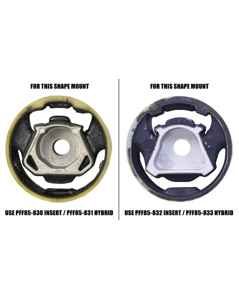 VW Golf MK7 GTI & R / Golf MK8 Powerflex Lower Engine Mount Large Insert Bush Diesel PFF85-832R
