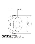 Fiat Abarth 500 595 695 2007+ Powerflex Rear Shock Absorber Top Mount Bushes 32mm PFR16-515 Fiat Abarth 500 595 695 2007+ Powerflex Rear Shock Absorber Top Mount Bushes 32mm PFR16-515