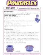 BMW E90 E91 E92 E93 05-13 Powerflex Rear Subframe Front Mounting Bushes Anti-Squat Fast Road PFR5-1220