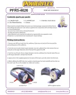 BMW E46, Compact & Xi/XD Powerflex Rear Diff Rear Bush PFR5-4626