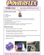 Vauxhall / Opel Vectra C 2002-2008 Powerflex Rear Lower Arm Outer Bushes PFR80-1215 Vauxhall / Opel Vectra C 2002-2008 Powerflex Rear Lower Arm Outer Bushes PFR80-1215