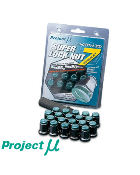 Project Mu PMU Genuine Super Lock Nut 7 Heptagon Nut Wheel Set M12x1.25 (20pcs) Project Mu PMU Genuine Super Lock Nut 7 Heptagon Nut Wheel Set M12x1.25 (20pcs)