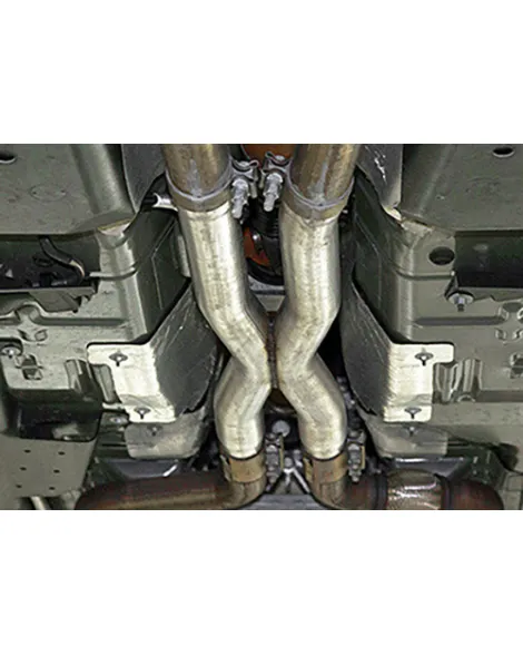 Ford Mustang GT 5.0L Coyote V8 15-23 ROUSH Resonator Delete X-Pipe Ford Mustang GT 5.0L Coyote V8 15-23 ROUSH Resonator Delete X-Pipe