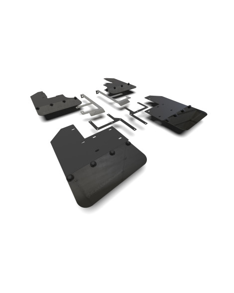Jeep Gladiator JT Mojave, Rubicon 19-23 Rally Armor Mud Flaps Jeep Gladiator JT Mojave, Rubicon 19-23 Rally Armor Mud Flaps