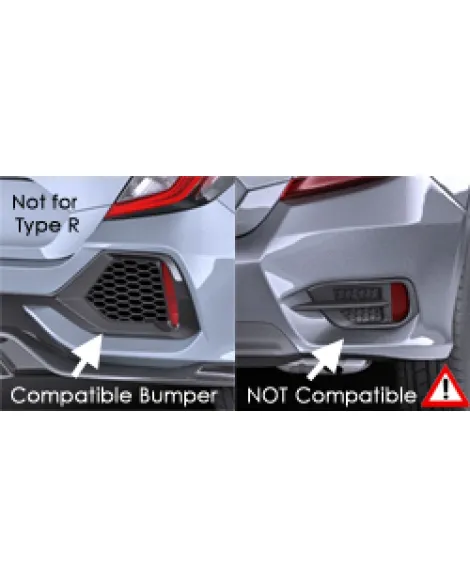 Honda Civic Sport & Sport Touring Hatch 17-21 Rally Armor Mud flaps Honda Civic Sport & Sport Touring Hatch 17-21 Rally Armor Mud flaps