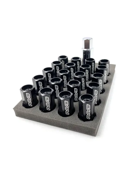 Rays L42 DURA Lock Wheel Nuts M14x1.5 Set of 20 Black Rays L42 DURA Lock Wheel Nuts M14x1.5 Set of 20 Black