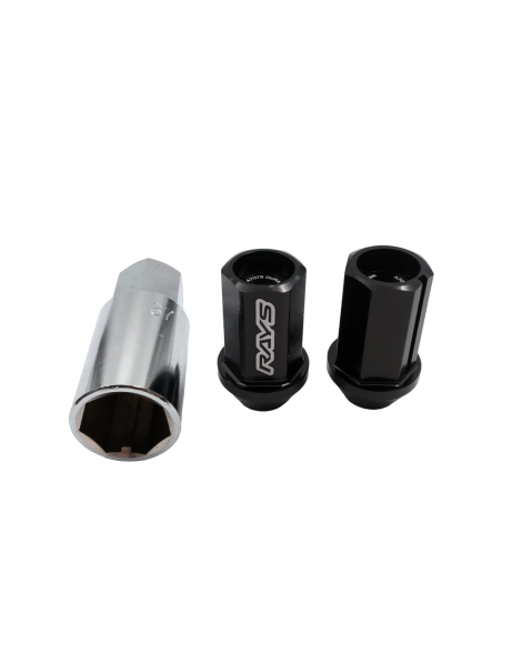 Rays L42 DURA Lock Wheel Nuts M12x1.25 Set of 20 Black Rays L42 DURA Lock Wheel Nuts M12x1.25 Set of 20 Black