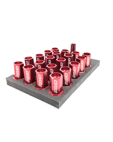 Rays L42 DURA Lock Wheel Nuts M12x1.5 Set of 20 Red Rays L42 DURA Lock Wheel Nuts M12x1.5 Set of 20 Red