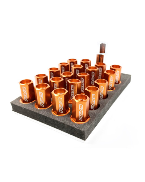 Rays L42 DURA Lock Wheel Nuts M12x1.5 Set of 20 Orange Rays L42 DURA Lock Wheel Nuts M12x1.5 Set of 20 Orange