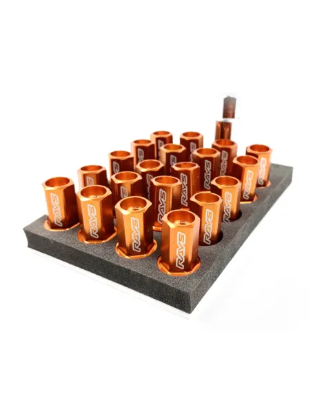 Rays L42 DURA Lock Wheel Nuts M12x1.5 Set of 20 Orange Rays L42 DURA Lock Wheel Nuts M12x1.5 Set of 20 Orange