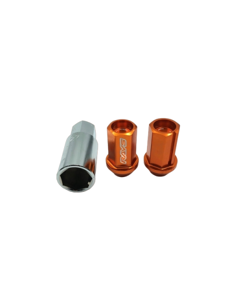 Rays L42 DURA Lock Wheel Nuts M12x1.5 Set of 20 Orange Rays L42 DURA Lock Wheel Nuts M12x1.5 Set of 20 Orange