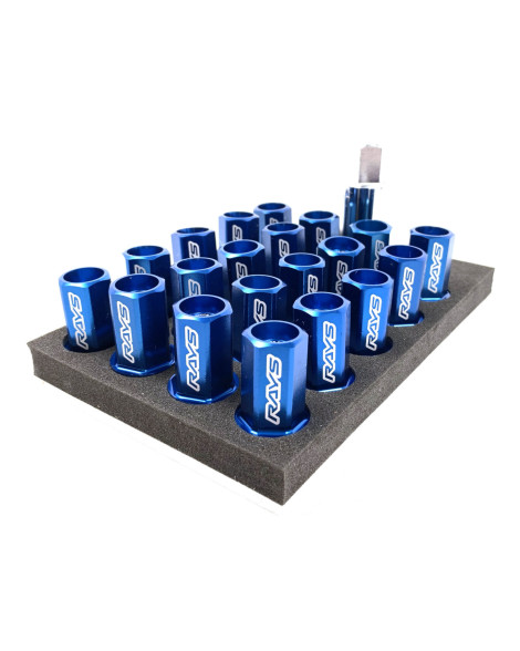 Rays L42 DURA Lock Wheel Nuts M12x1.25 Set of 20 Blue Rays L42 DURA Lock Wheel Nuts M12x1.25 Set of 20 Blue