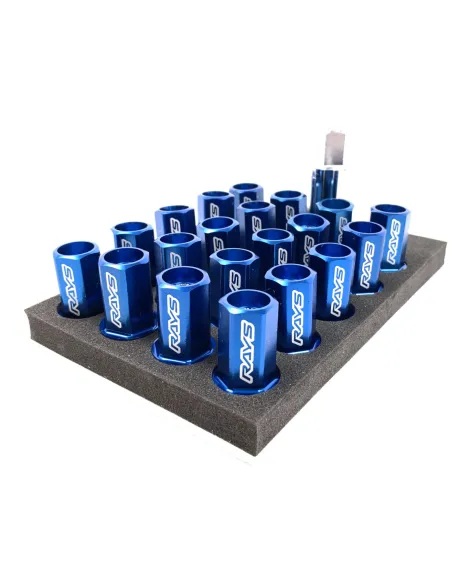 Rays L42 DURA Lock Wheel Nuts M12x1.25 Set of 20 Blue Rays L42 DURA Lock Wheel Nuts M12x1.25 Set of 20 Blue